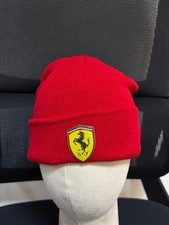 Ferrari Winter Outdoor Knit Hat Red Knit Mate...