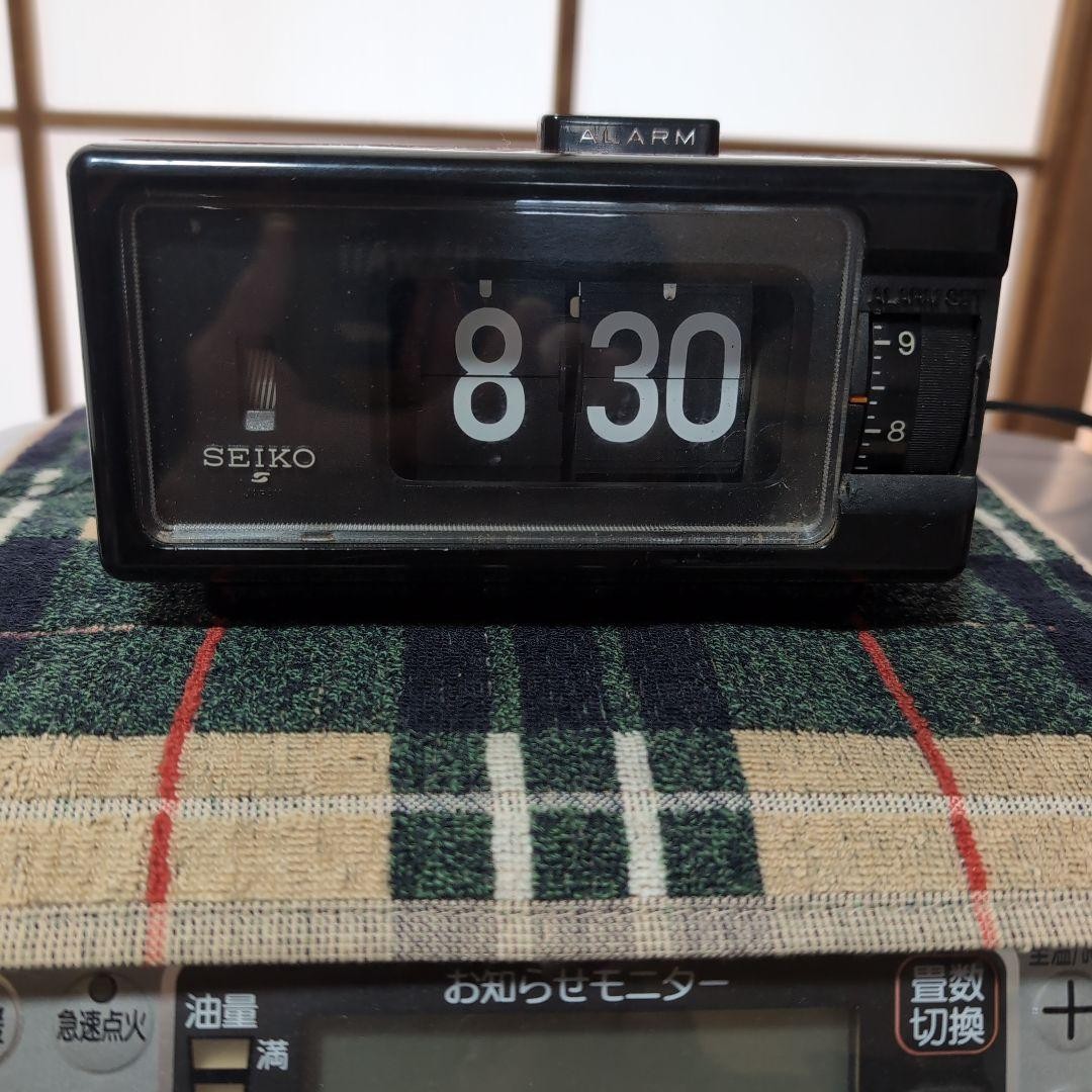 レトロ　SEIKO DIGITAL CLOCK 動作確認済み Vintage SEIKO Flip Clock Retro Alarm Japan Verified work F/S US/UK