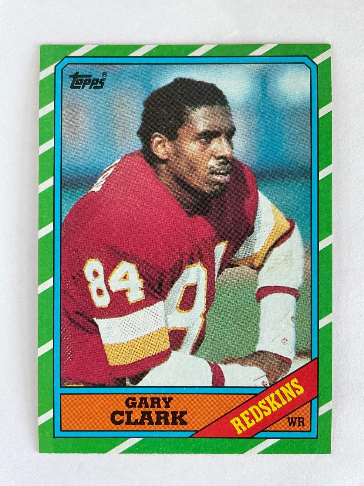 Gary Clark 1986 Topps Rookie Football Card #176 - Washington Wide Receiver RC