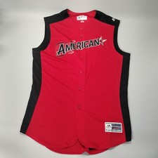 Majestic 2019 MLB All-Star Game American League Red Sleeveless Jersey Mens Sz 44