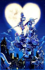 Kingdom Hearts Poster Sora Kairi Riku Print Disney Square Enix USA - No Frame