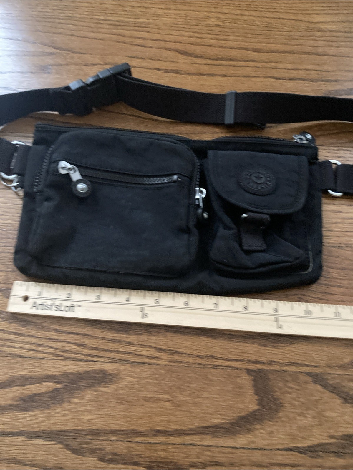 KIPLING Live. Light BLACK MULTI POCKET Shoulder B… - image 7