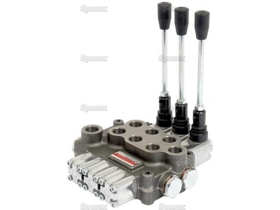 Hydraulikventil - Handsteuerventil 60L 3BK D/D/D Gew. 1/2'' mit Druckweiterführu