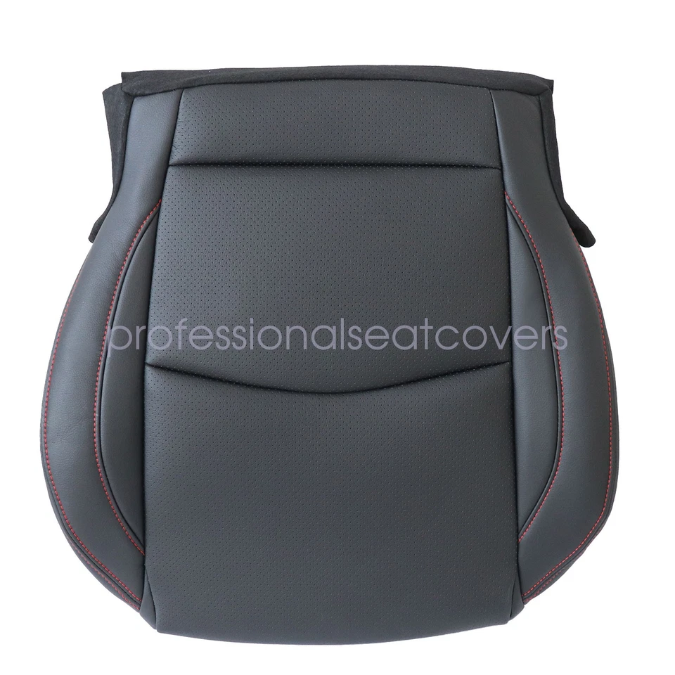 Cubierta de asiento inferior de cuero negra para conductor y pasajero Mazda 3 G 2014 2015 2016 Foto 4 de 4