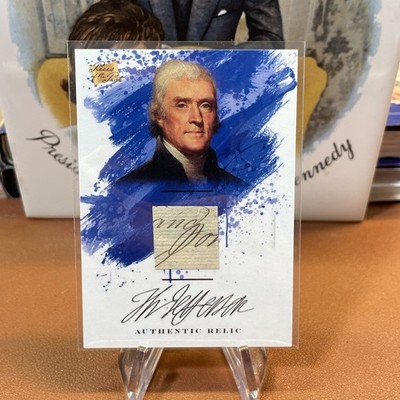 Pieces Of The Past 2023 Thomas Jefferson Hand Written Relic     