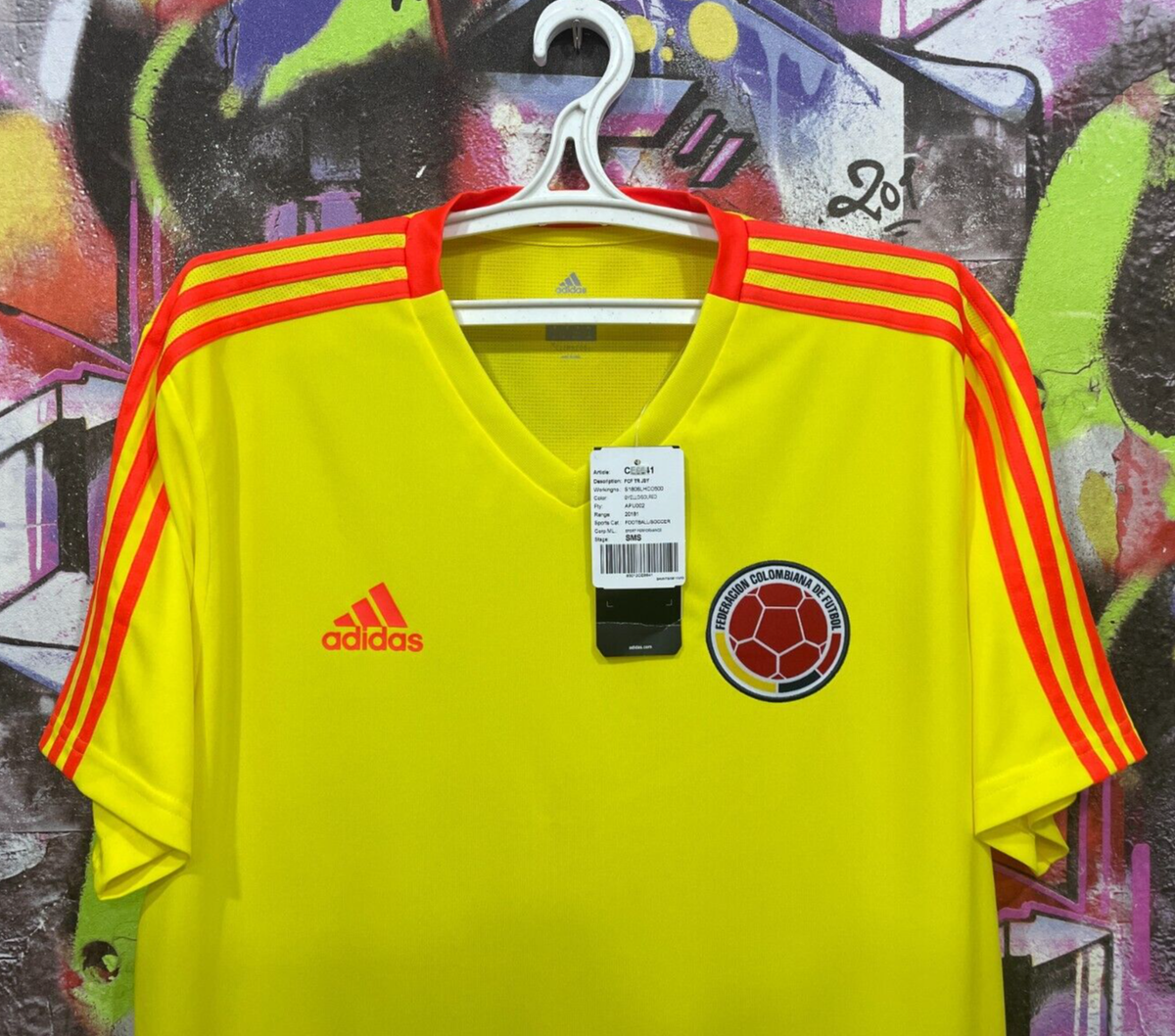 Colombia 2018 2019 Training Shirt Camiseta Soccer Jersey Adidas