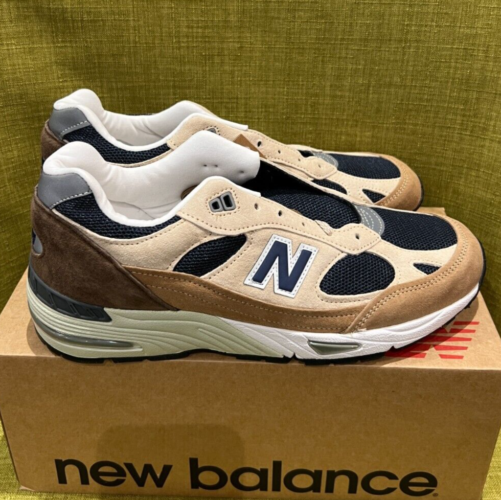 New Balance 991 Cappuccino Made in England M991SBN Size 9 US Mens Dark  Brown Tan | eBay