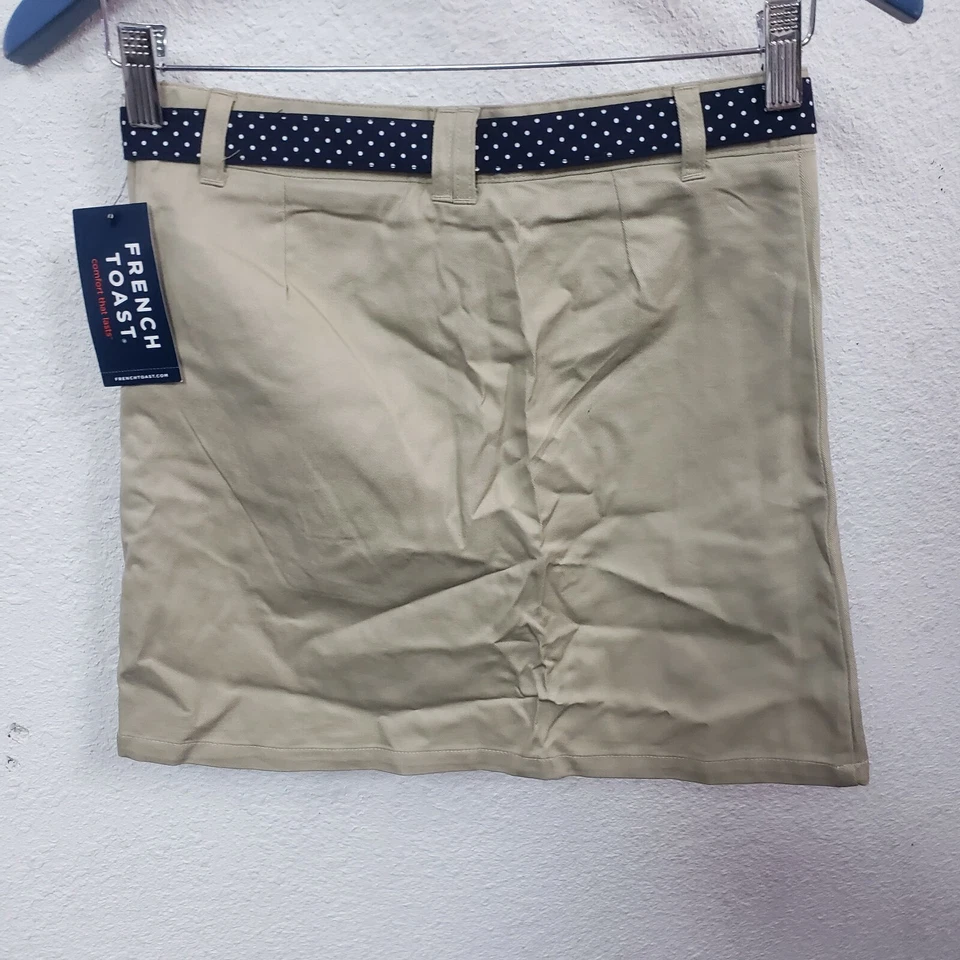 Scooter con cinturón de lunares French Toast para niñas, caqui, 10 Foto 3 de 4