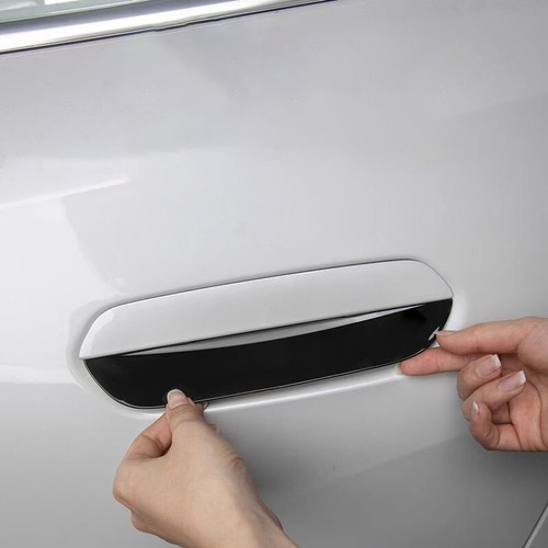 Cubierta de tazón de manija de puerta exterior negra brillante 4 piezas para BMW X3 2025 2026 2027 - Imagen 4 de 8