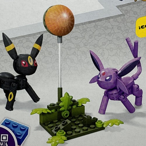 MEGA Construx Pokemon Action Figures Umbreon & Espeon Building Kit (125 Pieces) - Picture 11 of 12