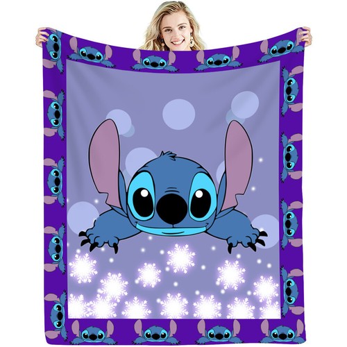 3D Stitch Flannel Nap Blanket Sofa Sheet Blanket Air Conditioning Blanket - Picture 16 of 17