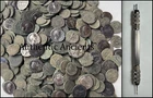 10 UNCLEANED ANCIENT ROMAN COINS. (HIGHER QUALITY) +SILVER COINS & CLEANING TOOL