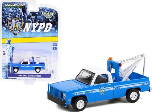1987 GMC Sierra K2500 Tow Truck with Drop in Tow Hook Blue with White Top New by - Picture 1 of 12