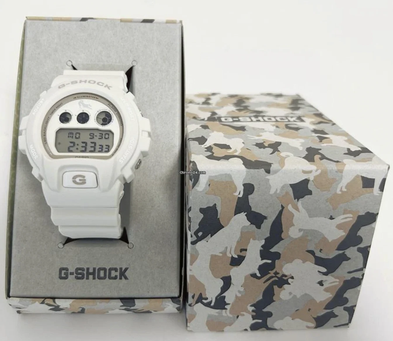 OFF WHITE G Shock SHIBAINU Made in Japan personaggio sportivo Shiba Off White