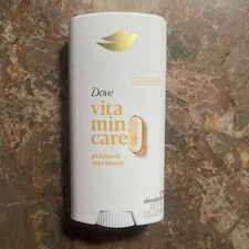Dove Vitamincare+ Aluminum Free Deodorant Stick Peaches & Shea Butter