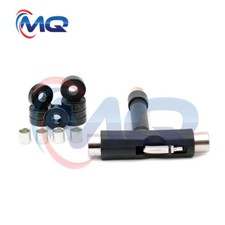 Premium Black Skateboard Bearings 8mm Size 608 8 Pack Spacers BLACK T-TOOL