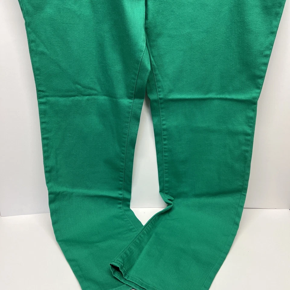 Women's Kenneth Cole Slim Fit Emerald Green Jeans 20W - Image 3 of 4