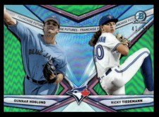 Ricky Tiedemann 2021 Bowman Draft Franchise Futures Green Refractor 41/99 #FF-2