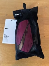 Nike Charge Soccer Shin Guards Pink Gold Youth Size Medium Kids SP2165-600 New
