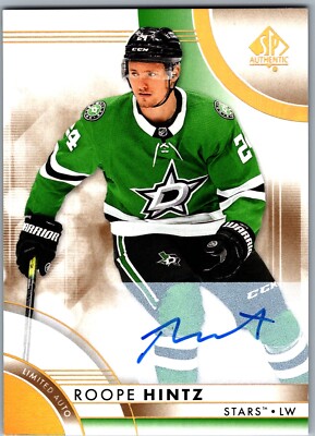 23-24 SP AUTHENTIC LIMITED AUTO PARALLEL - ROOPE HINTZ #73 DALLAS