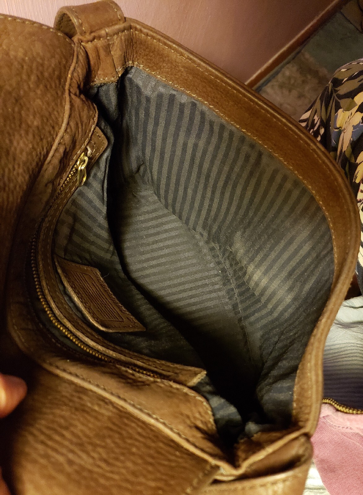 Vintage Coach Sonoma Nubuck Leather Brown Flap Should… - Gem