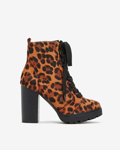 express leopard booties