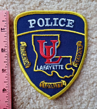 University of Louisiana at Lafayette, police shoulder patch : LAST ONE!