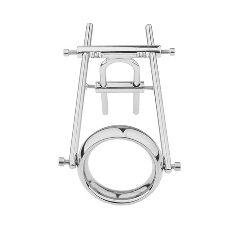 Metal Testicle Ball Stretcher Scrotum Cock Penis Stretching Adjustable Device SM - Picture 13 of 20