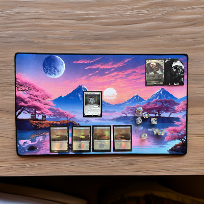 Magic The Gathering/TCG Play Mat - Pastel Mountain 