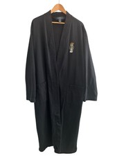 Men  s Polo Ralph Lauren Varsity Polo Bear Football Robe Navy Blue Size Small/Med