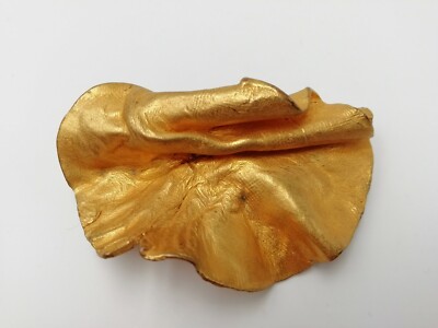 Broche Vintage Couber Paris En Bronze Doré - Forme Libre, Bon état - Occasion
