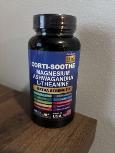 CORTI-SOOTHE Magnesium Ashwagandha L-theanine - Relieve Stress, Adrenal Support
