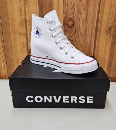 Converse CTAS Wedge High White Women's Shoes Size 8