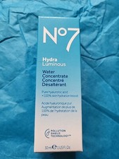 No7 Hydra Luminous Water Concentrate Hydration Boost 1 oz