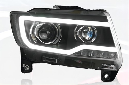 JEEP Compass 12-17 Modified LED Lens Headlight Assembly Turn Signal 1 - Picture 2 of 8