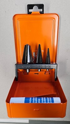 ALFRA Germany 3x Blechschälbohrer Schälbohrer 3-30,5 Kegelbohrer Bohrer Satz