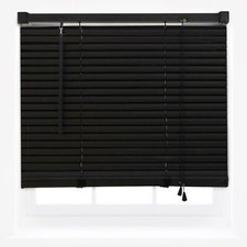 PVC WINDOW BLINDS WOOD GRAIN EFFECT HOME OFFICE EASY FIT TRIMABLE VENETIAN BLIND