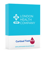 Cortisol blood test kit (home kit with lab results within 1-3 days)