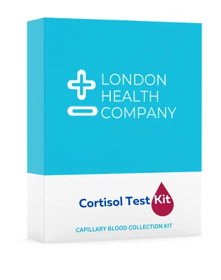 LONDON HEALTH COMPANY Cortisol blood test kit (home kit with lab results within 1-3 days)