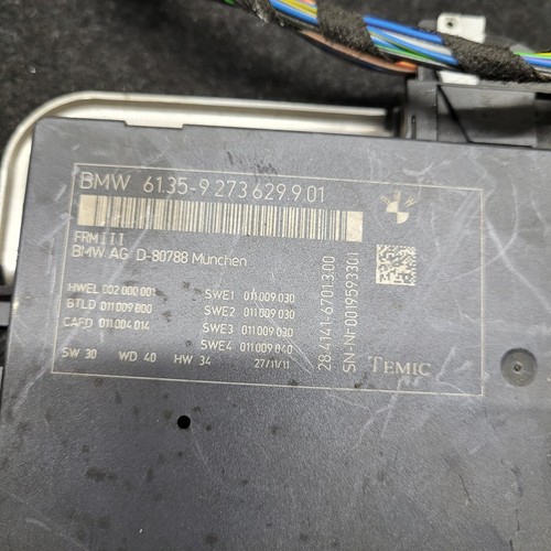 BMW F01 F02 F04 F07 F10 F11 FOOTWELL LIGHT CONTROL MODULE UNIT 9273629 - Picture 2 of 3