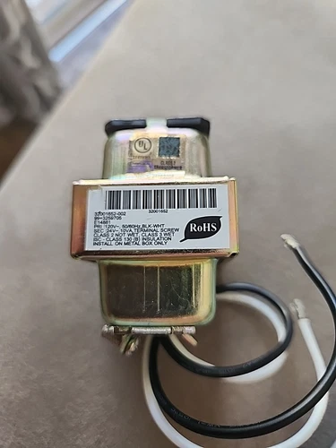 Honeywell Humidifier Transformer 10 watt 24 vac 32001652-002