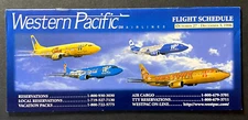 Western Pacific Airlines Timetable Effective October 27, 1996
