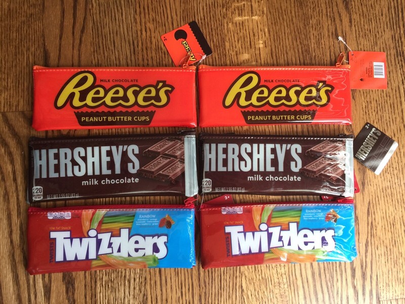Hershey’s Twizzlers Reese’s Candy Coin Purse Pencil Case