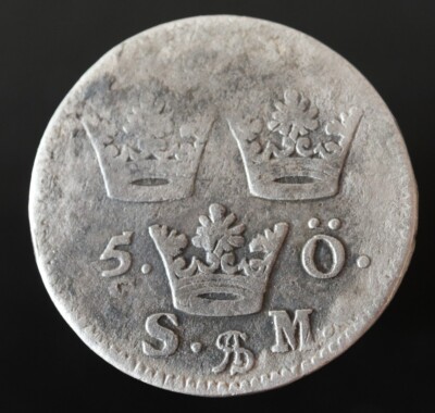 壬戌 5 ORE (ÖRE) 1693 (ND 1705) - S.M. AS - Sweden KM# 85 coin -Carl