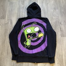 Vintage Mighty Fine Invader Zim Gir Taco Hoodie Size Small