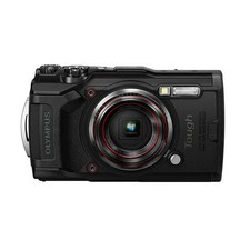 Used OLYMPUS TG-6 BLK STYLUS Tough Digital Camera Black