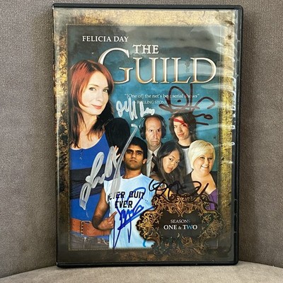*SIGNED* The Guild Season 1 &2 DVD Autographed By Felicia Day & Cast - RARE