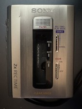 SONY TCM-500 DV Cassette Tape Recorder Player Portable  For Parts Or Repair 