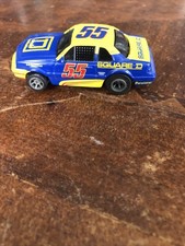 Life Like 1st Version Mustang Square D Nascar 55 ho slot car slot cars Runs