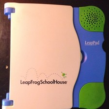 89 LeapFrog SchoolHouse LeapPad Electronic Learning System Blue/Green w/ Stylus